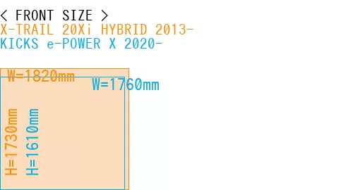 #X-TRAIL 20Xi HYBRID 2013- + KICKS e-POWER X 2020-